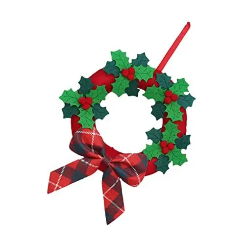 Produktbild: OFFSCH Künstlicher Weihnachtskranz Heimdekoration Schlichter Weihnachtskranz Hängendes Ornament Für Die Innendekoration Festlich Elegant