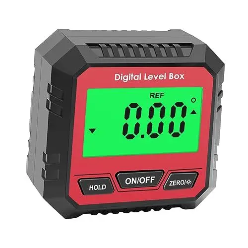 Produktbild: OFFSCH Digitale Elektronische Wasserwaage Und Winkelmesser Winkelmesser Neigungsmesser Digitaler Winkelmesser Keine Batterie Erforderlich Für Die Zimmerei