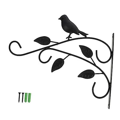 Produktbild: OFFSCH anschließen Vogelhäuschen für draussen Blumenständer für den Außenbereich country style hängekorb Haken Vogelhäuschen für draußen europäischer Stil Vogelfütterer Käfig Pflanze