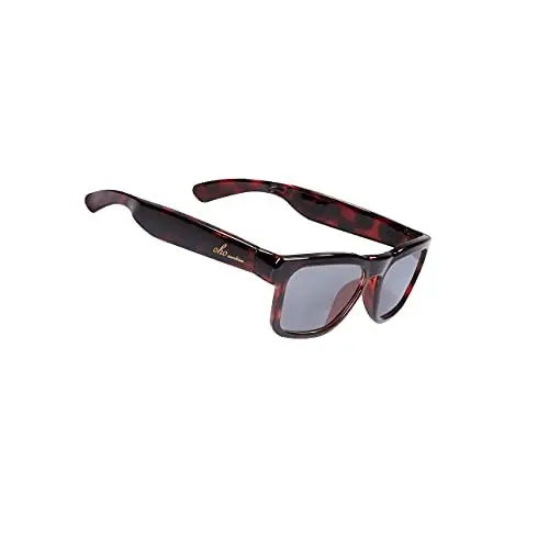 Produktbild: OhO Smart-Brille, polarisierte Sonnenbrille mit Bluetooth-Lautsprecher, sportlich/Outdoor-UV-Schutz und Sprachsteuerung, Unisex, graue Gläser