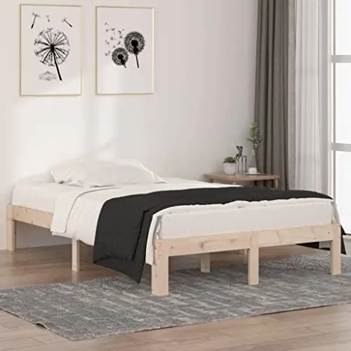 Produktbild: OHOOWOO Massivholzbett 120x190 cm,