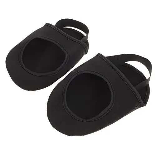Produktbild: OHPHCALL 1 Paar Fahrradsocken Silikon-überschuhe Überschuhe Für Kaltes Wetter Warme Überschuhe Winddichter Halbschuhüberzug Überzieher Für Radschuhe Winter Kurze Stiefel Tauch Material