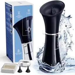 Produktbild: Ohrenschmalz Entferner Ohrenreiniger, Sicherer Ohrreiniger für Erwachsene mit Doppeltank und Smart Temperatursensor, Elektrischer Ohrenspülung Ear Cleaner IPX7 Wasserdicht Ohrenkerzen 3 Ohr Tipps