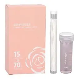 Produktbild: Ohrloch Reiniger, 70 Stück Ohrloch-Floss 15ml Ohrringe-Loch-Reinigungslösung Ohrlochreiniger Ohrloch Reiniger Piercing Ohrpiercing Reiniger Floss Ohrring Loch Reiniger