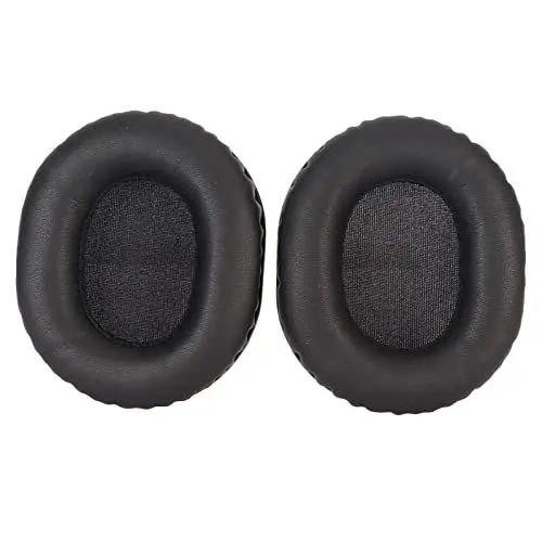 Produktbild: Ohrpolster für ATH M70X, Ersatz-Ohrpolster aus Proteinleder, Elastisch, Geräuschreduzierung, Ohrpolster für Audio Technica M70X
