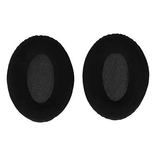 Produktbild: Ohrpolster für KHX-HSCP Cloud II 2, CushionReplacements Headset-Ohrpolster, Ersatz-Kopfhörer-Ohrpolster Ohrabdeckung (PU + Memory Foam) (Wildleder schwarz)