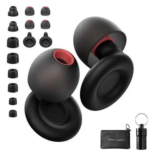 Produktbild: Ohrstöpsel zum Schlafen FUNSOUND Silikon Ohrstöpsel zum Schlafen, Reisen, Konzentrieren, Reisen, Geräuschempfindlichkeit, 7 Paar Ohrenstöpsel, (SNR) 27dB und NRR 24dB