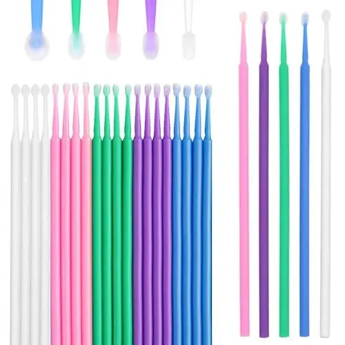 Produktbild: OioTuyi 150 Stück Lacktupfer Set, Für Auto-Lackreparatur, Microbrush Stäbchen, Perfekt für Steinschlag Reparaturset, Fein und Präzise