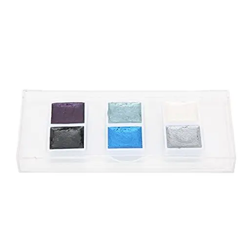 Produktbild: OKAT Aquarellfarbe, Gute Diffusion, Gute Transparenz, glitzernde Aquarellfarbe, EIN beeindruckendes für Graffiti für Aquarellfarben(6-Farbiger Sternenhimmel)