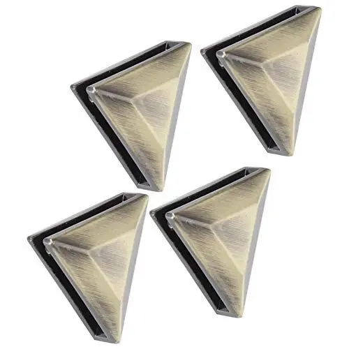 Produktbild: Entatial Metall-Dreiecksknöpfe, Metall- -Metalldekoration, weit verbreitet, langlebig für -Dekoration für DIY-Taschen für Gute Leistung(Grüne antike B01-51-52063)