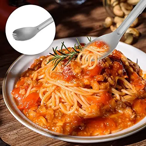 Produktbild: Titan Besteck Set, Outdoor Camping Besteck Titan Spork Set für Reisen für Outdoor Camping(Schöpfgabel)