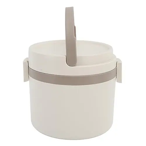 Produktbild: OKJHFD 700 ml 1200 ml Lebensmittelbehälter, isolierter Behälter, Behälter für warme Lebensmittel, vakuumisolierte -Box aus Edelstahl, isolierte Lunchbox, auslaufsicherer tragbarer (1200ml)