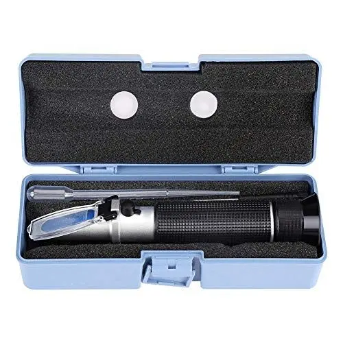 Produktbild: OKJHFD Alkohol-Refraktometer, Professionelles Hand-Alkohol-Refraktometer 0-80% Test-Refraktometer, Tester-Messinstrument für Spiritus-Alkohol-Volumenprozent
