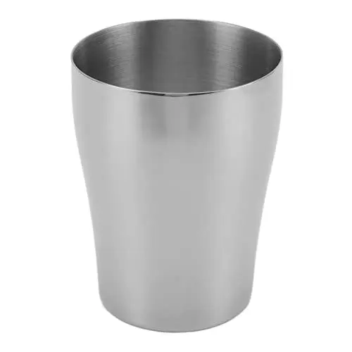 Produktbild: OKJHFD Edelstahlbecher, bruchsicherer Outdoor-Becher, Trinkbecher aus Edelstahl 304, hygienisch, geruchlos, stapelbar, wiederverwendbar, tragbar, Campingbecher für heißes Wasser,