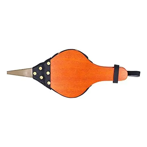 Produktbild: OKJHFD Holz-Kaminbalg, Handfeuerbalg-Ventilator aus Leder, Luftgebläse, manuelles Gebläse, Kaminanzünder, Werkzeuge, Zubehör für Kochen im Freien, Camping, Grill, Kaminpumpe, Grill