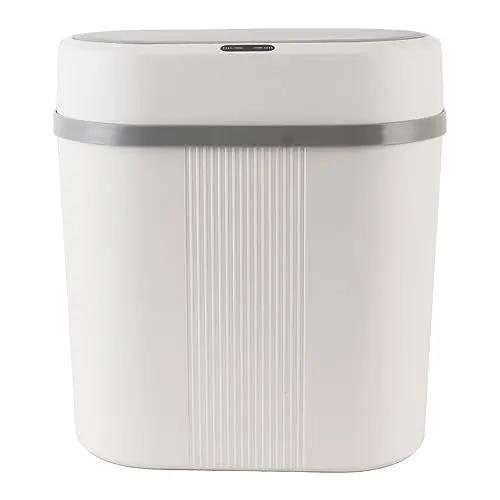 Produktbild: OKJHFD Sensor/elektrischer Mülleimer mit Deckel für Auto, 12 l intelligenter Mülleimer, batteriebetriebener Bewegungssensor, automatischer Induktions-Mülleimer für Schlafzimmer, Küche