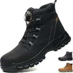 Produktbild: Business Schuhe Herren Damen Sicherheitsschuhe Barfußschuhe Herren Halbschuhe Herren Stiefel Herren Hoch Sicherheits Winterstiefel Herren Stiefel Herren Winter Wasserdicht Arbeitsschuhe Herren S3 Hoch