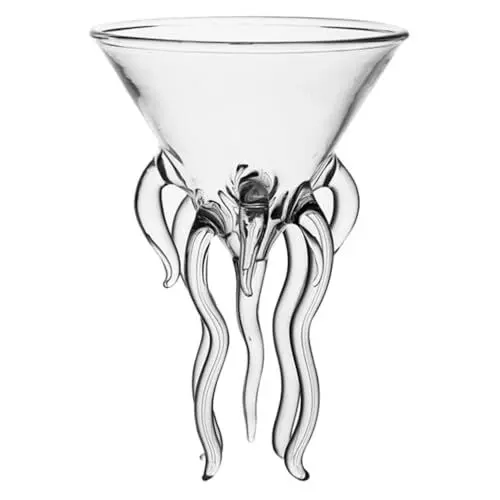 Produktbild: Oktopus-Cocktailglas -Quallen-Weinglas Kreatives Quallen-Glas Tasse Kreatives -Trinkgeschirr Bar-Becher Für Margarita Whiskey Küche Bar Party Hochzeit