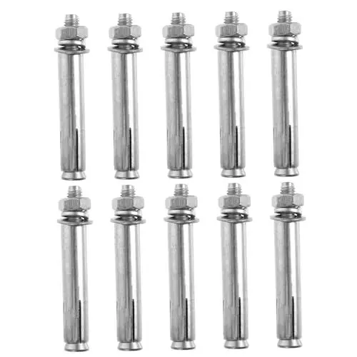 Produktbild: OKUMEYR 10 Stück Dehnschrauben M8x80 Befestigungsschrauben Für Betonwand-kit