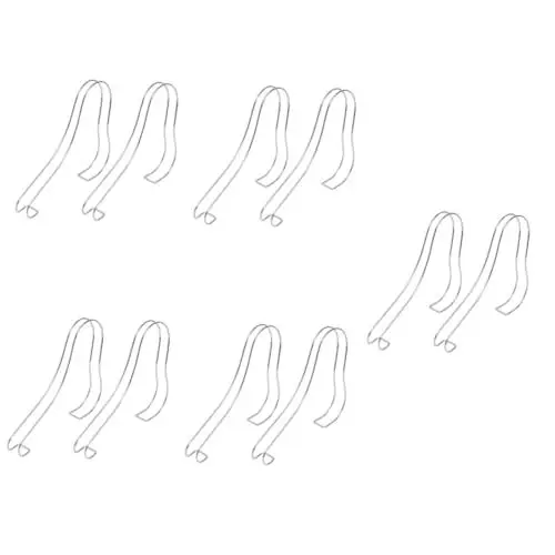 Produktbild: OKUMEYR 10 STK Schuhspanner Schuhe für freistehend Silberne Absätze Silberne Stiefel High Heels Damenschuhe Sandalen Adiletten Damen Schuhständer Schuhregalhalter Rostfreier Stahl Silver