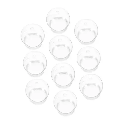 Produktbild: OKUMEYR 10 Stück Transparente Kunststoff-schneekugeln Zum Basteln Leere Für DIY Weihnachts-Dekorationen