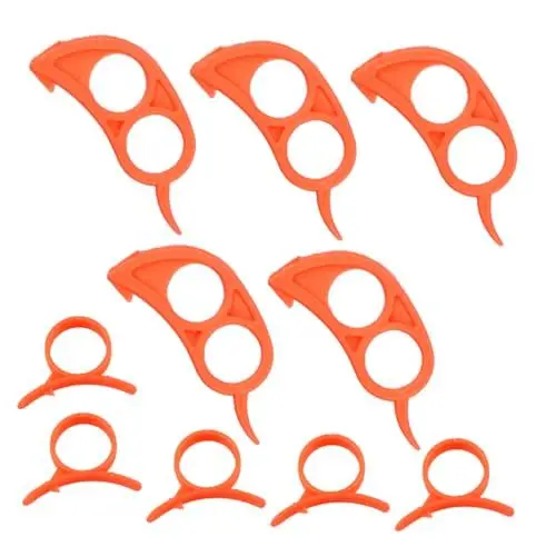 Produktbild: OKUMEYR 10-stück Orange Schäler Aufschnittmaschinen Set Küche Gadgets Opener Einfach Scheibe Kunststoff Zufällige Farbe