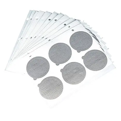 Produktbild: OKUMEYR 120 Stück Wiederverwendbare Kaffee-espresso-siegelaufkleber Aluminium-espressodeckel Foliensiegel