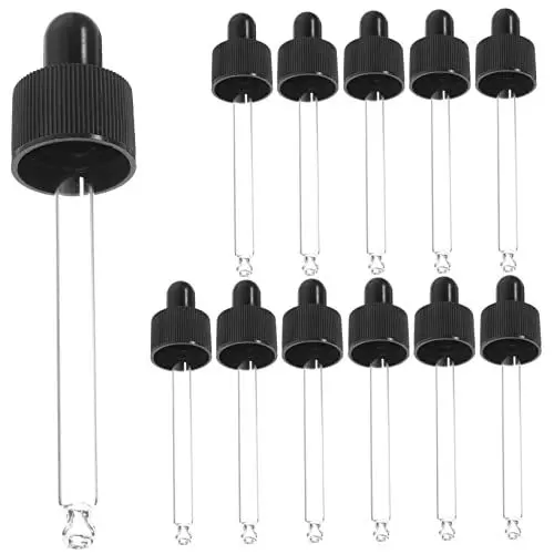 Produktbild: OKUMEYR Hautpflege Öl Dropper Set Ätherisches Öl Pipette Droer Glas Dropper Dispenser für Creme Make-Up