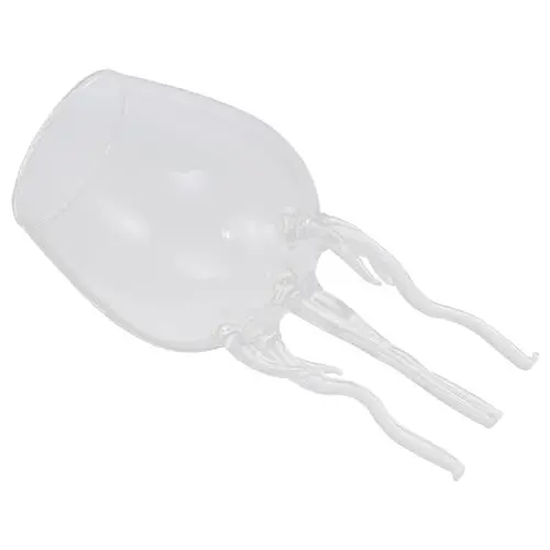 Produktbild: OKUMEYR 1Stk Glas transparente Gläser Stielgläser Hochzeitsgetränkebecher Hochzeitsbrille zum einzug für den einzug schnapsgläser Cocktailpokal mojito pokal