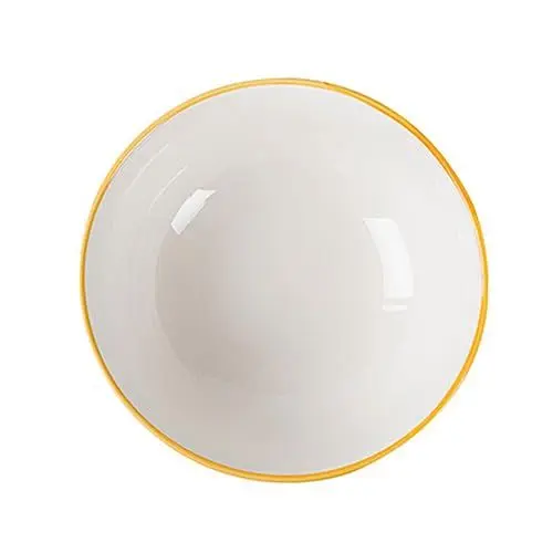 Produktbild: OKUMEYR 1Stk Japanische Reisschale Ramenschalen Küchenwaren Bonbonschale Schale zum Servieren von Obst Bowle keramikgeschirr Tischgeschirr aus Keramik kreative Reisschüsseln Salatschüssel