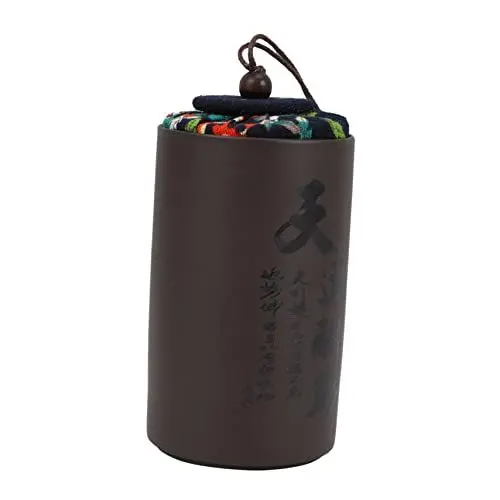 Produktbild: OKUMEYR 1Stk Teedose fürs Büro lagercontainer storage boxes stauboxen Zen-Teedose Aufbewahrungsbehälter zuckerdose Müsliflasche Aufbewahrungsdose für Lebensmittel Ton