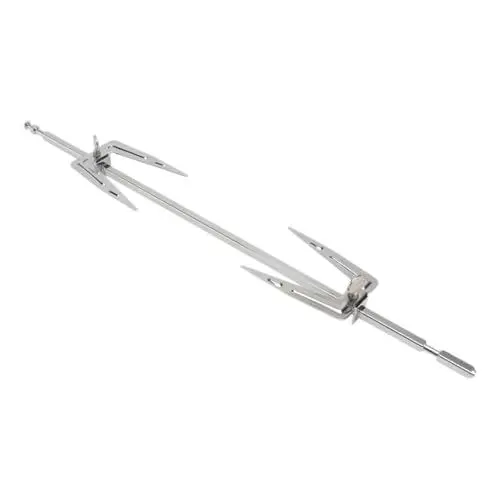 Produktbild: OKUMEYR 1 Set Hähnchen-drehspieß-rack Edelstahl Rotierender Hähnchenröster Für Home Kitchen Bbq