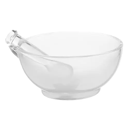 Produktbild: OKUMEYR Präzise Gefertigte Glasschüssel Und Stößel Elegantes Stößel-set Für Küche Und Labor