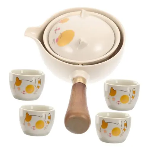 Produktbild: OKUMEYR Teeservice Aus Keramik Teetasse Kungfu-teeservice Elegantes Design Für Teeliebhaber