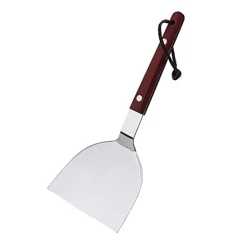 Produktbild: OKUMEYR 1stk Pizza-spatel Geschlitzter Spatel Professioneller Pizzabäcker Backspatel Pizzaofen Spachtel Langlebige Pizzaschaufel Pfannkuchen-transfer-tool Pizzabrett Silver Holz