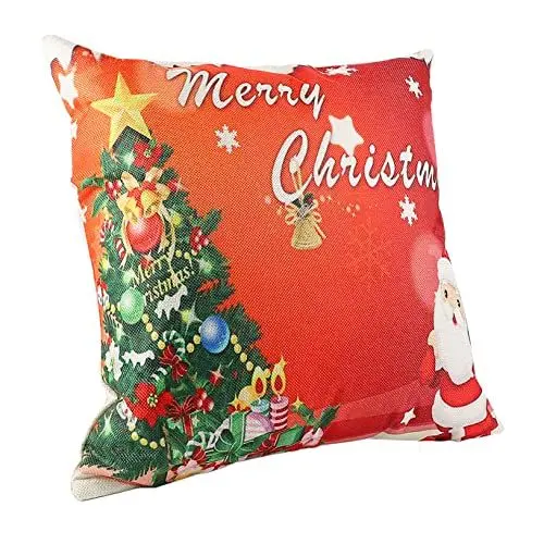 Produktbild: OKUMEYR Weihnachtskissen Mit Kern Weihnachtssofakissen Weihnachtselement-Kissen Weihnachts-dekokissen