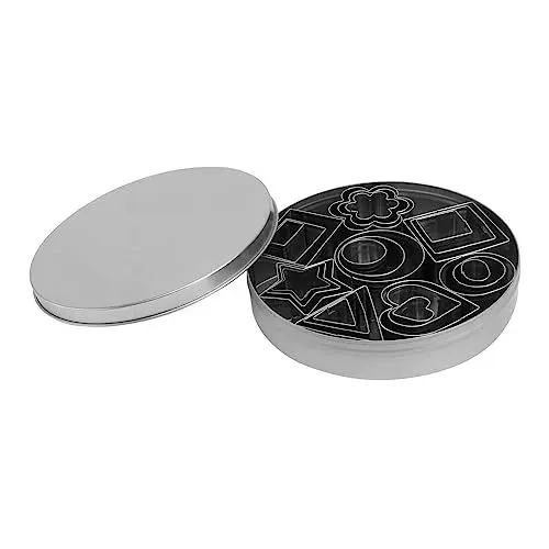 Produktbild: OKUMEYR 24-teiliges Geometrisches Keksausstecher-set Aus Edelstahl Backformen Aus Metall Für Küche