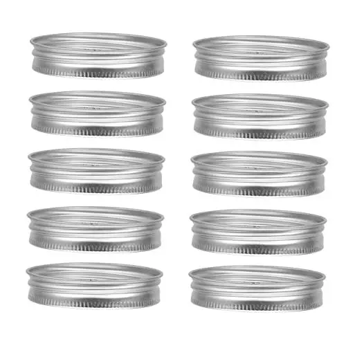 Produktbild: OKUMEYR Regelmäßige Öffnung Einmachglas Bänder 24pcs Jar Deckel Einfach Öffnen Thread-design