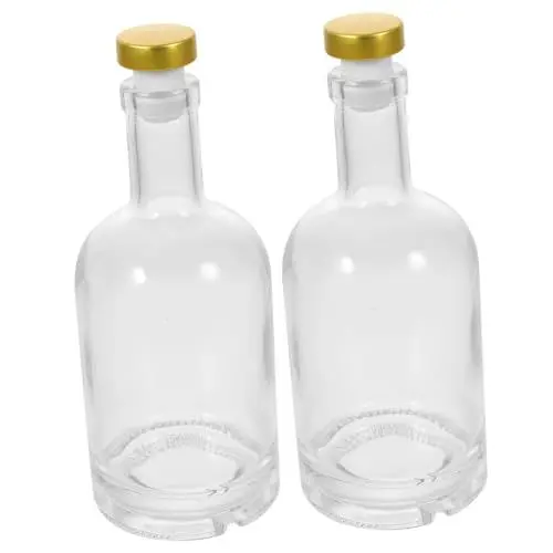 Produktbild: OKUMEYR 2St Weinflasche Rum Dekanter Bourbon-Dekanter vitroleros para mini Mini-Schnapsflaschen Dekanter für Spirituosenflaschen Spirituosenspender Dekanter für Schnapsflaschen Glasflasche