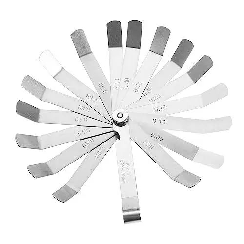 Produktbild: OKUMEYR 2-teiliges Messgeräte-set Metrisches Abgewinkeltes Messgeräte-set Zur Messung Der Gewindedicke