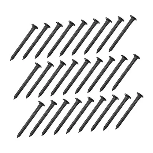 Produktbild: OKUMEYR 2 Stück 1 Schuhreparaturnägel Nieten Möbelnägel Mini-Nagel bestiegen schuhreparatur set nägel set Nagelluxe Stiefel Nägel Eisenabsätze Nägel hochhackige schuhe nägel Black