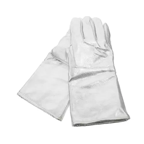 Produktbild: OKUMEYR Warme Handschuhe Für Die Arbeit Feuerfeste Handschuhe Isoliert Zum Schweißen in Umgebungen Mit Hohen Temperaturen