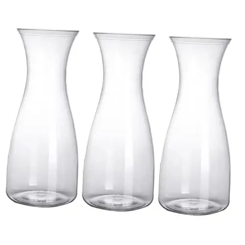 Produktbild: OKUMEYR 3St Weinspender Limonadenkrug Bankett-Getränkeserver Wasserkrug für den einzug küchenmaschiene wasserflasche Weinkaraffe servieren transparente Weinkaraffe Acrylmaterial