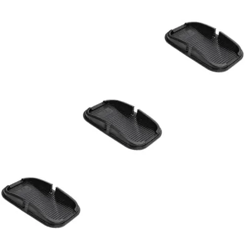 Produktbild: OKUMEYR 3St rutschfeste Unterlage rutschfeste Matte Armaturenbrettabdeckungen für Autos rutschfeste Schaltmatte handyhalterung Auto armaturenbrett Matte Anti-Pad für Auto Black
