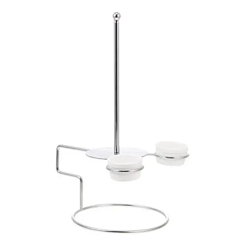 Produktbild: OKUMEYR 3 Sätze Zwiebelringhalter Hochzeits-donut- Donuts Behandeln Stehen Donut-präsentationsständer Donut-rack Für Kinderpartys Dessert-ausstellungsstände Silver Rostfreier Stahl