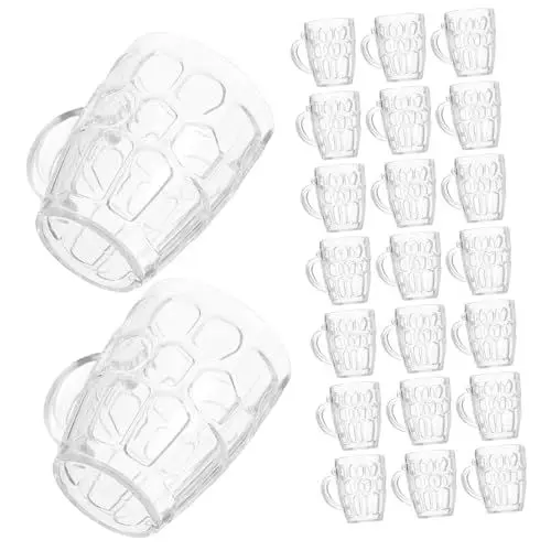 Produktbild: OKUMEYR Mini-bierkrug-modelle 50 Stück Miniatur-trinkbecher Für Häuser Und Foto-requisiten Vielseitig Einsetzbar Für Miniatur-lebensszenen-dekorationen