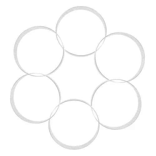 Produktbild: OKUMEYR Kuchenformen Aus Edelstahl 10 cm Durchmesser 6er-Set Zum Backen Von Gebäck