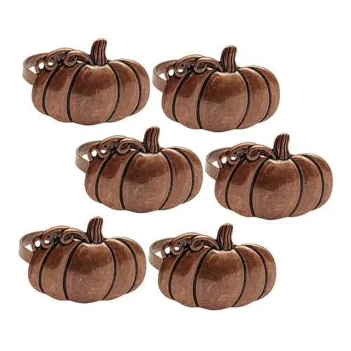 Produktbild: OKUMEYR 6 Stücke Serviette Halloween Serviette Serviette Schnalle Dekorative Tisch Dekore Für Party