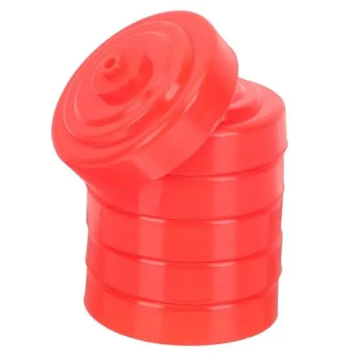 Produktbild: OKUMEYR 6st Thermometerabdeckung Zubehör Für Lebensmittelthermometer Backschutz Abdeckung Für Lebensmittelthermometer Zubehör Für Küchenthermometer Thermometergehäuse Rot Kieselgel
