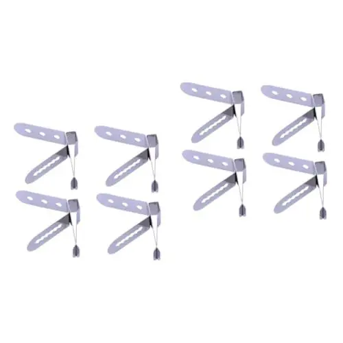 Produktbild: OKUMEYR 8 Stk Sondenclip für Fleischthermometer BBQ-Clip Cliphalter für Grillsonde temperatur steuerung temperatursteuerung Cliphalter in Lebensmittelqualität Grillthermometer für Fleisch